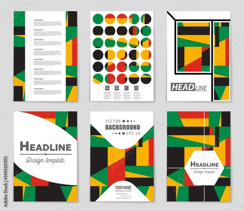 Abstract vector layout background set. For art template design, list, page, mockup brochure theme style, banner, idea, cover, booklet, print, flyer, book, blank, card, ad, sign, sheet,, a4