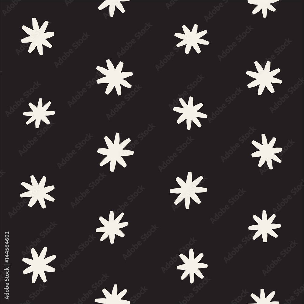Vector seamless freehand pattern. Abstract background with floral brush strokes. Hand drawn texture Vector seamless freehand pattern. Abstract background with floral brush strokes. Hand drawn texture
