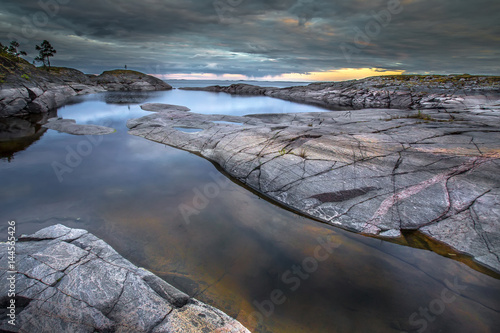 Ladoga lake. Karelia. Islan...