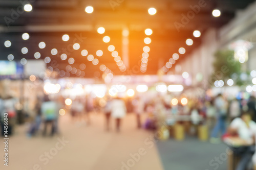 abstract blurred event with people for background Fototapeta