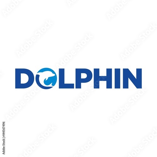 dolphin logo vector