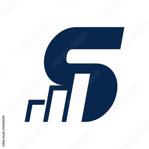 Vector graphic S letter symbol for your company