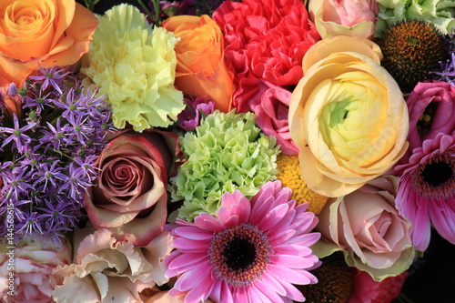 pastel wedding flowers