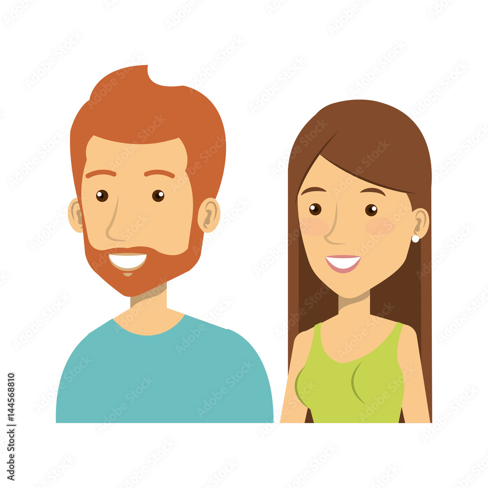 young people style characters vector illustration design young people style characters vector illustration design