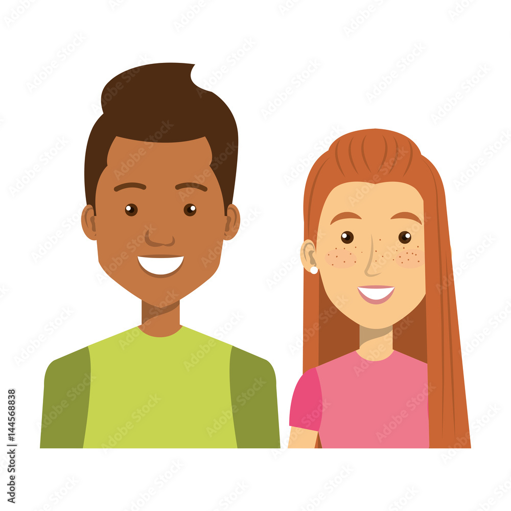 young people style characters vector illustration design young people style characters vector illustration design