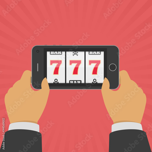 Online casino smartphone.