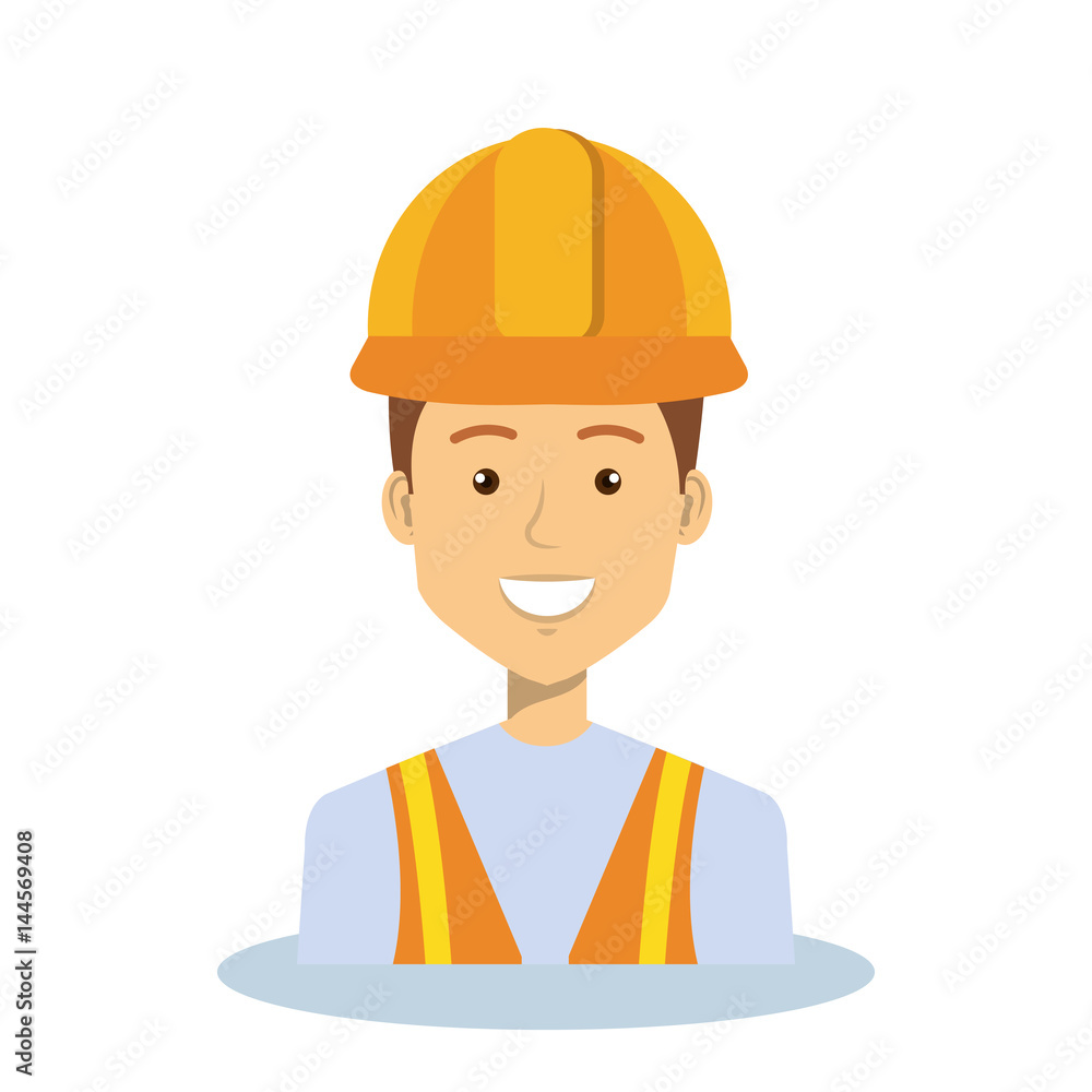 professional construction man character vector illustration design professional construction man character vector illustration design