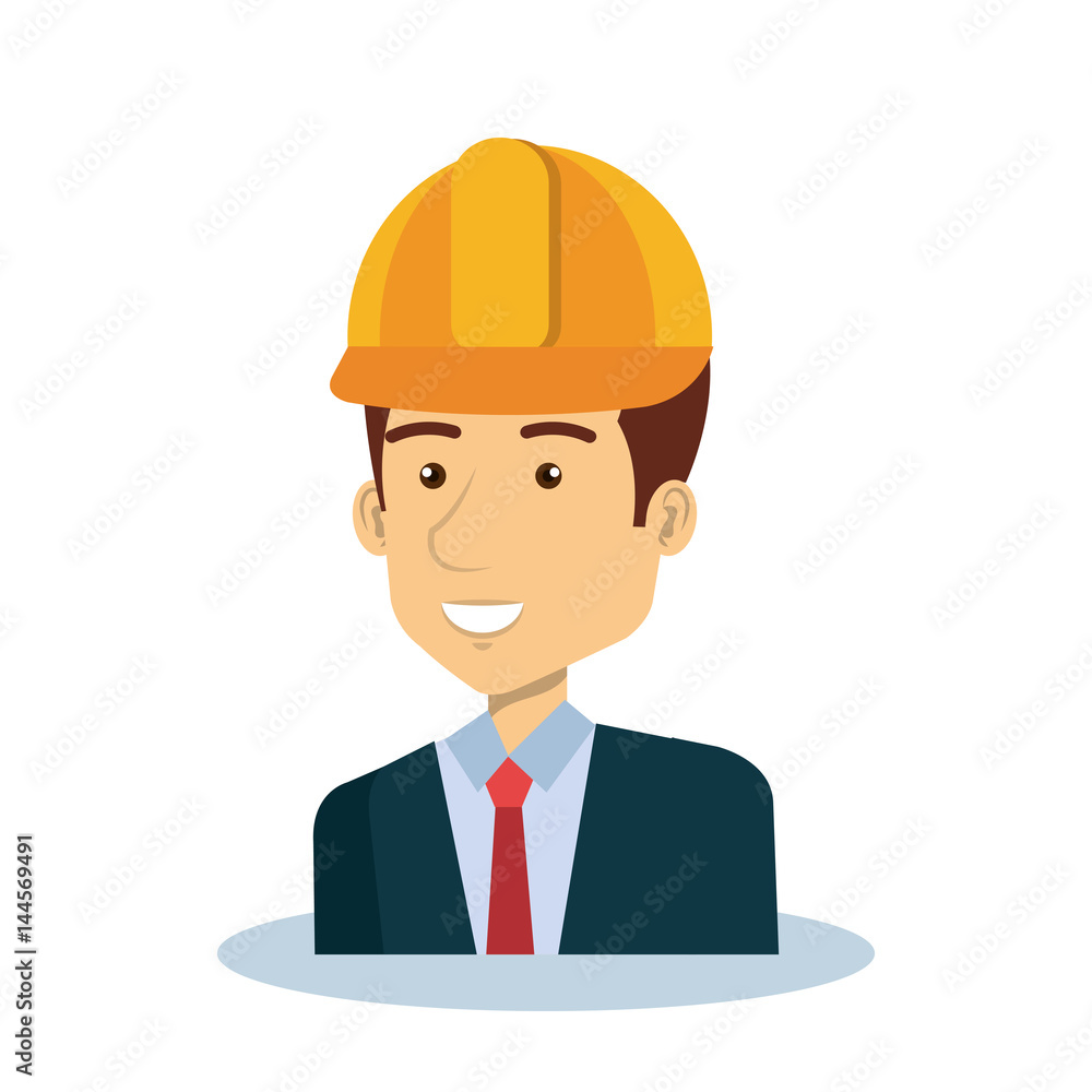 professional construction man character vector illustration design professional construction man character vector illustration design