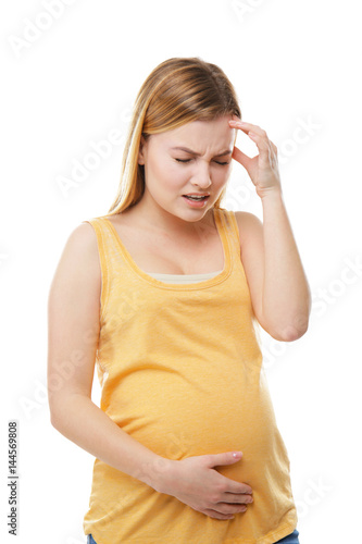 Pregnant woman suffering fr...