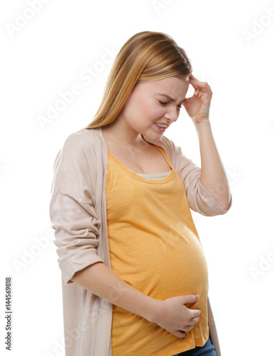 Pregnant woman suffering fr...
