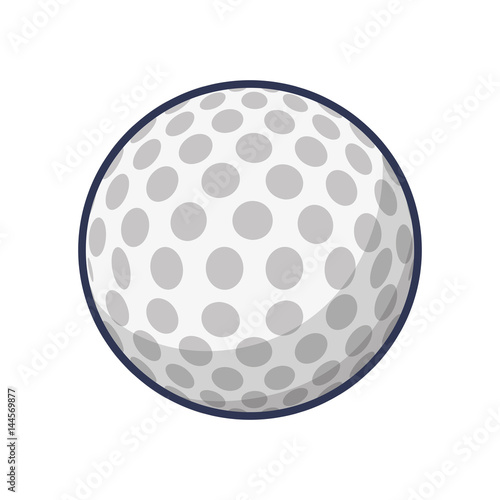 Golf sport game icon vector illustration graphic design