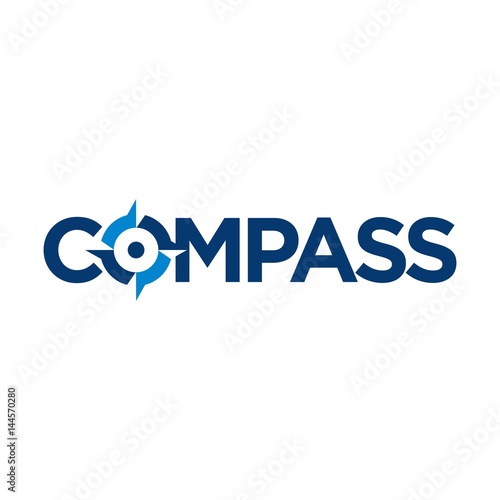 compass logo vector.