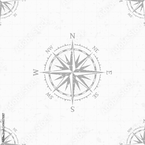 Wind rose vector background.