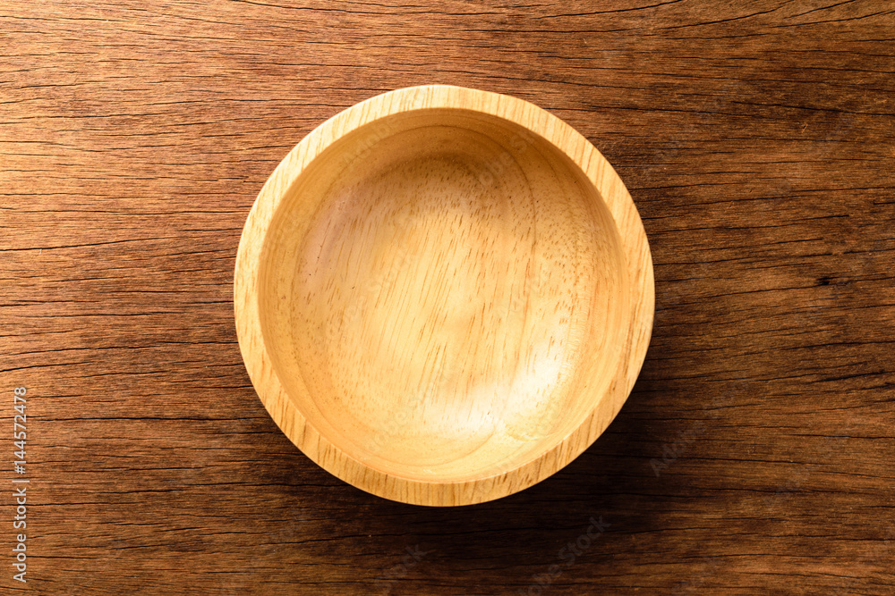 wood bowl background top view wood bowl background top view