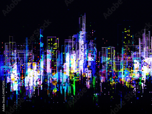 Abstract City Light Background