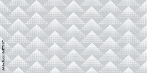 Triangles, geometric grey background, seamless pattern. Repeating texture pattern. Vector image