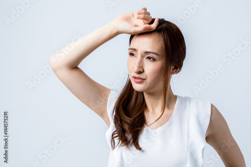 heatstroke concept. sunstroke. heat wave.