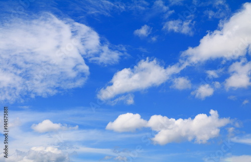 blue sky withcloud and raincloud  art of nature beautiful and copy space for add text