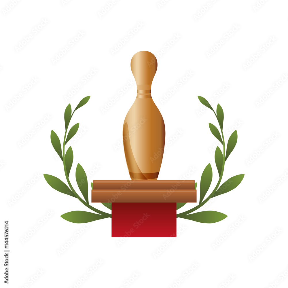 bowling cup championship icon vector illustration graphic design bowling cup championship icon vector illustration graphic design