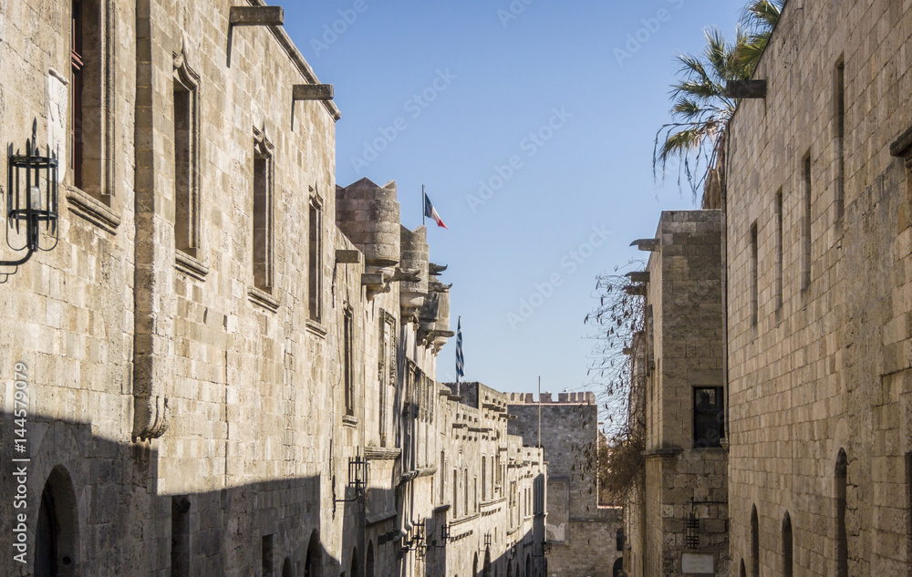 Street in Old Town, Rhodes