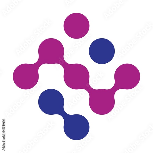 link circle logo vector.