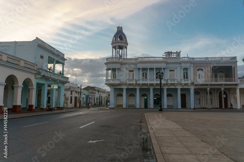 CIENFUEGOS  CUBA - DECEMBER 31  2016  around the central park