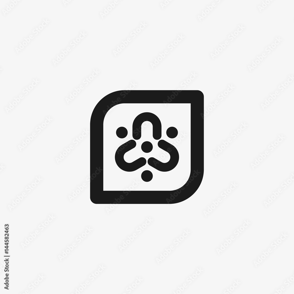 Abstract group stock logo design vector Abstract group stock logo design vector