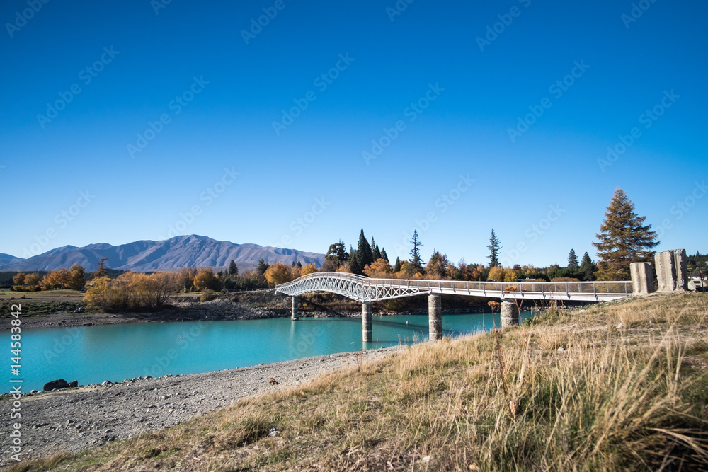 Naklejka premium River bridge