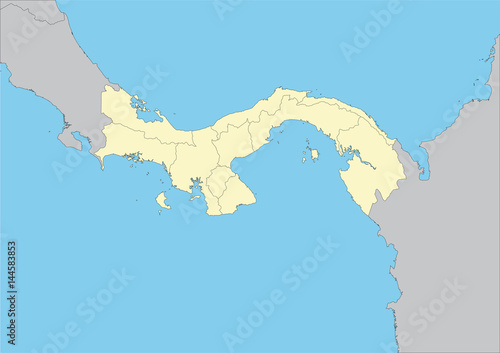 Map of Panama