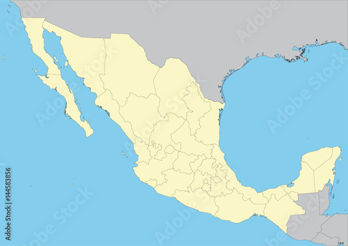 Map of Mexico