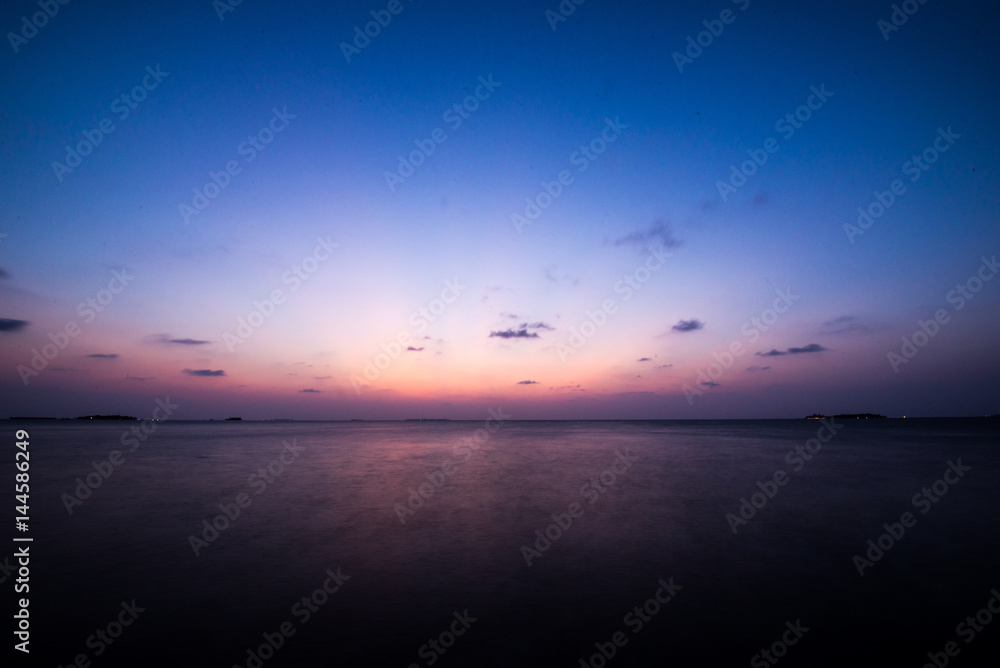 Shortly before sunrise the first rays of the day emerge Shortly before sunrise the first rays of the day emerge