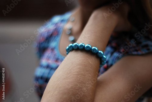 Fototapet woman with bracelet