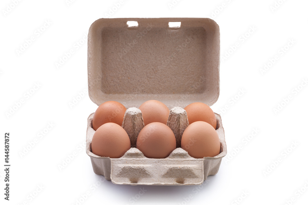 eggs in a carton package