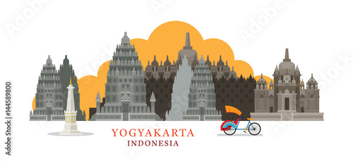 Fotografie Yogyakarta, Indonesia Architecture Landmarks Skyline, Cityscape, Travel and Tour
