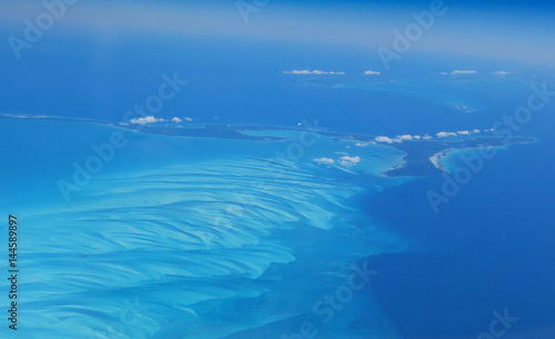 îles des Bahamas en vue aérienne