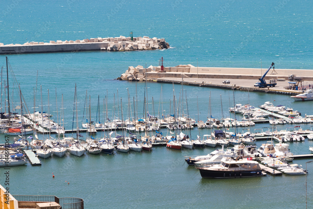port and sea Sciacca sicily