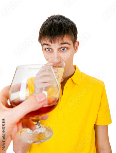 Young Man with an Alcohol