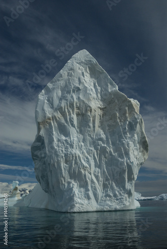 Beautiful view of icebergs in Antarctica