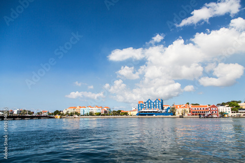 Colorful Buildings Across Curacao Channel