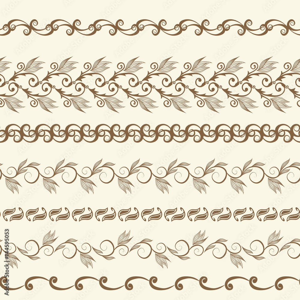 Traditional East style, ornamental floral elements. Mehndi pattern. Traditional East style, ornamental floral elements. Mehndi pattern.