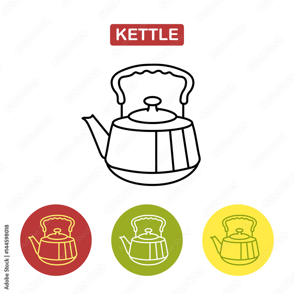 Teapot , kettle, vector icon Teapot , kettle, vector icon