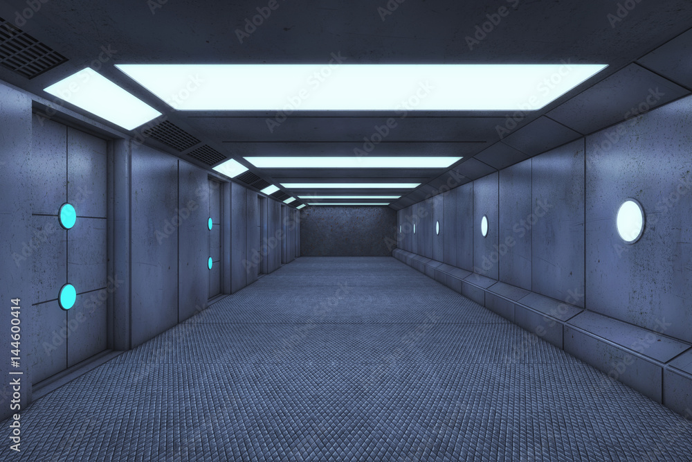 3d rendering. Futuristic background architecture corridor. 3d rendering. Futuristic background architecture corridor.