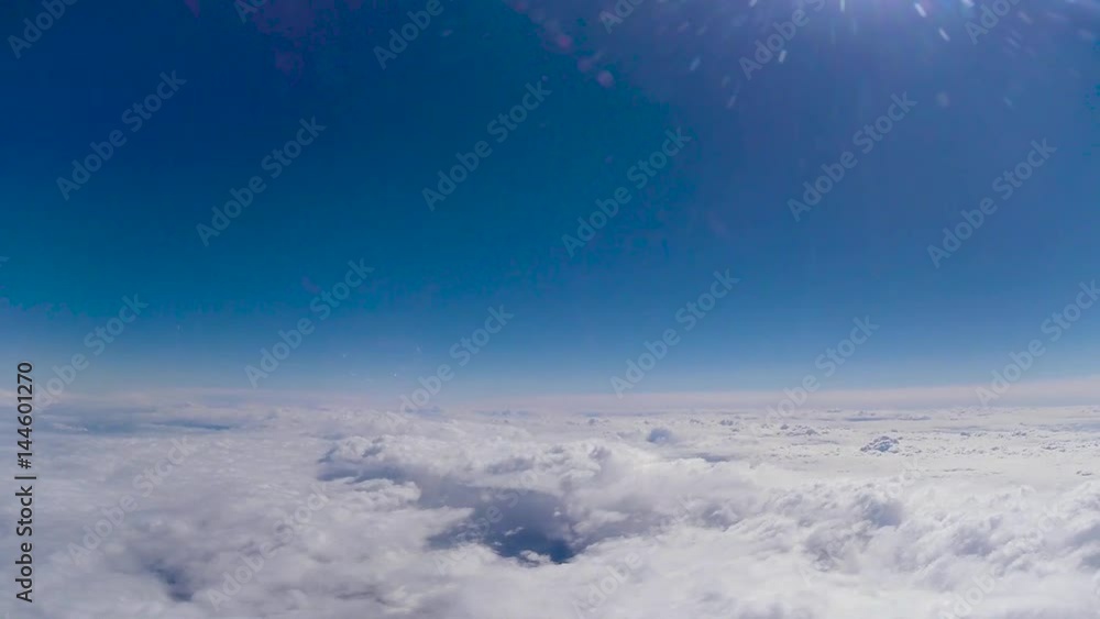 A left turn above the clouds A left turn above the clouds
