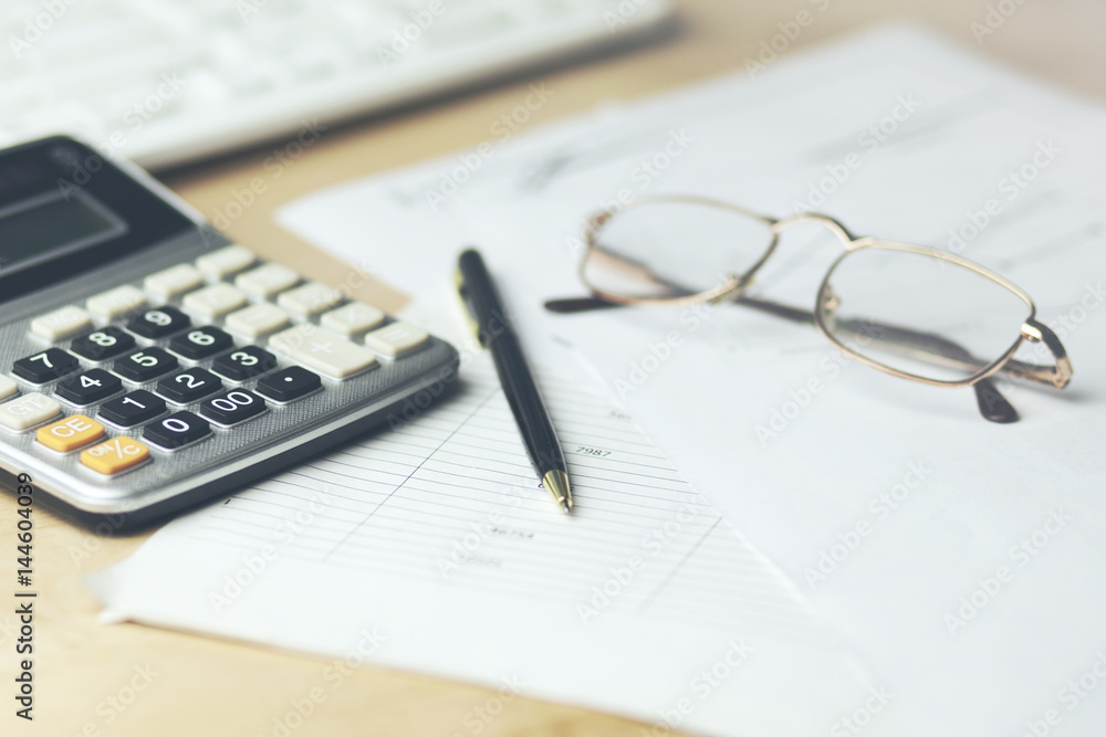 calculator with document and keyboard calculator with document and keyboard