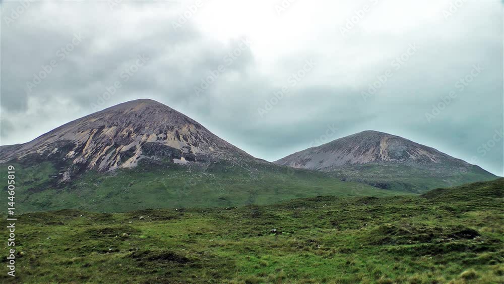 Timelapse of Clouds moving over the red cuillins