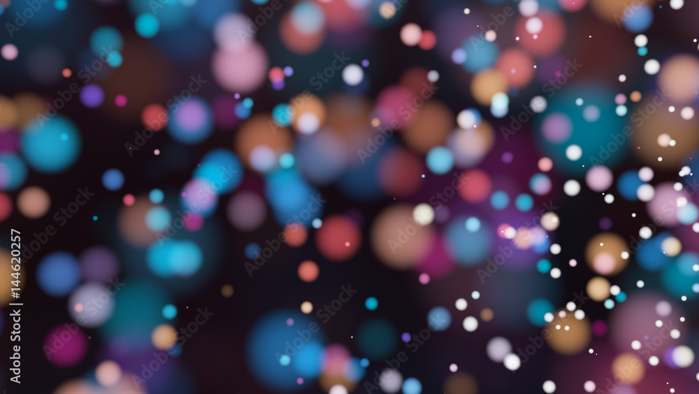 Beautiful colorful bokeh blurred background defocused lights Beautiful colorful bokeh blurred background defocused lights
