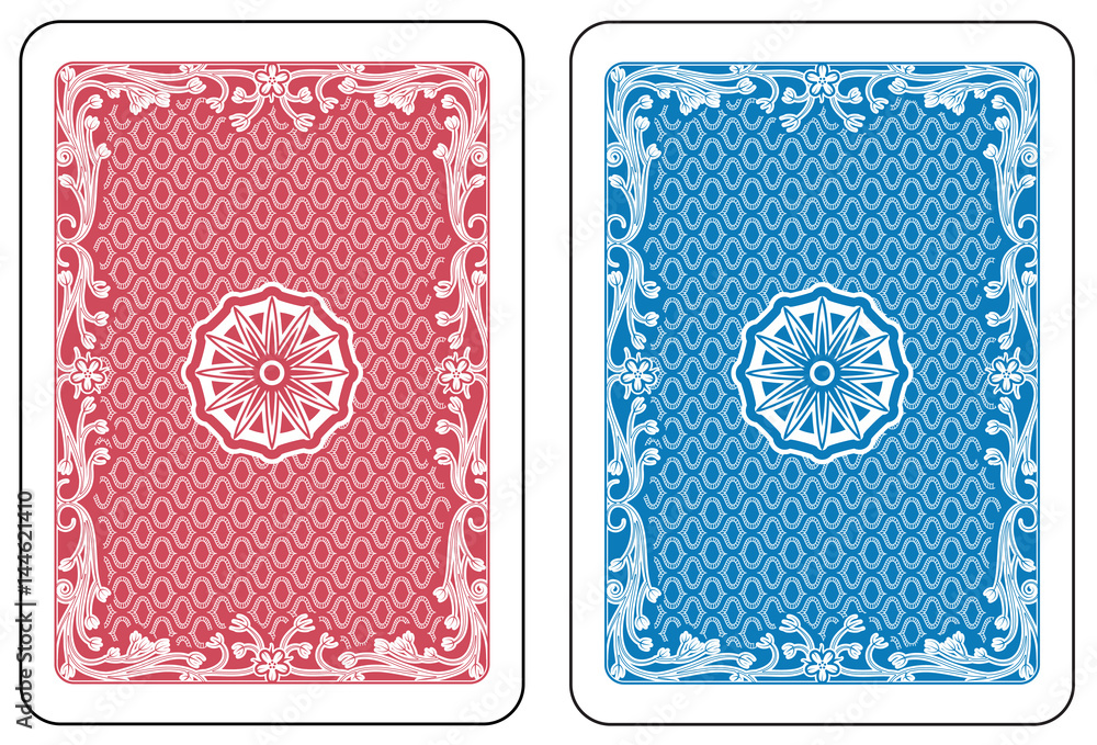 Obraz premium Playing Cards Back