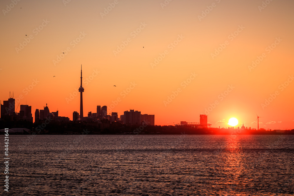 Sunrise at Sheldon Lookout Toronto, Ontario, Canada