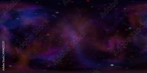 Virtual Reality Video Of Flying Through Star Fields In Space. 360 Vr Space, nebula. 8k UHD.