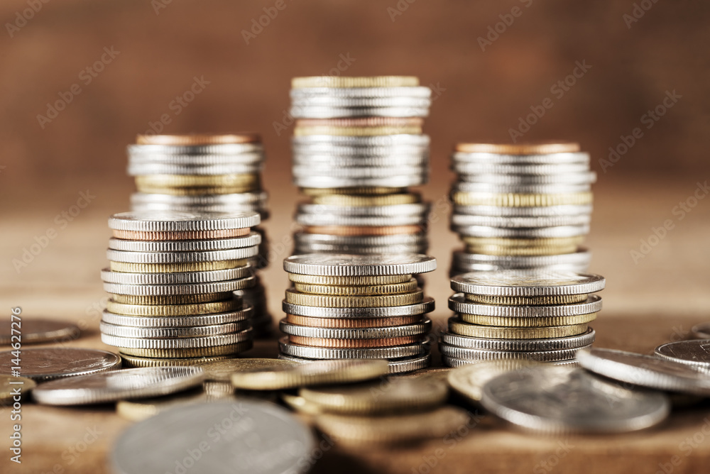Saving money and account finance concept Saving money and account finance concept